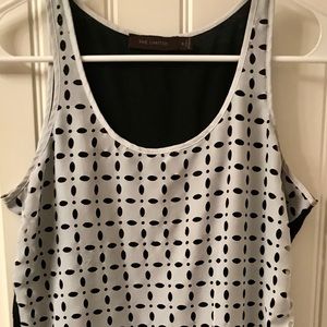 The Limited Black and white daisy tank top